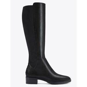 Tory Burch Caitlin Stretch Boots Sz 8.5 Black, $495
